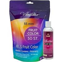 Bild på Vibratissimo Condoms Fruit Color with Lubricant 50-pack kondomer