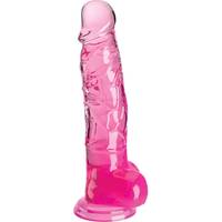 Bild på King Cock Clear Dildo with Balls 22cm