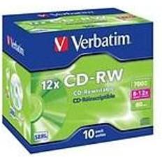 Verbatim CD-RW DataLifePlus 8-10x 700MB Hi-Speed 10pz