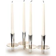 Klong Cluster Brass, Aluminium Candlestick 12cm 4pcs