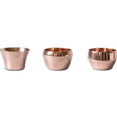 Cuivre Bougeoirs, Bougies & Parfums d'Ambiance Skultuna Kin Brass Set of Three - One Size Porte-bougie 4.5cm 3pcs