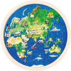 Goki Klassiska pussel Goki World Map 57 Bitar