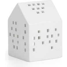 Kähler Fyrfadsstager Kähler Urbania Light House Mini White Fyrfadsstage 9.5cm