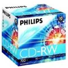 Optischer Speicher Philips CD-RW 700MB 12x Jewelcase 10-pack