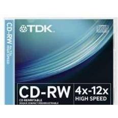 TDK CD-RW 700MB 12x Jewelcase 10-Pack