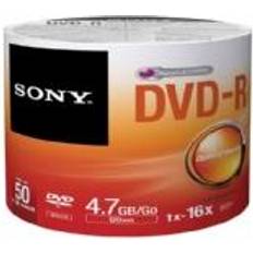 Sony DVD-R 4.7GB 16x Spindle 50-Pack