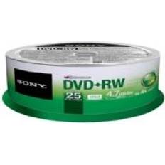 Sony DVD+RW 4.7GB 4x Spindle 25-Pack