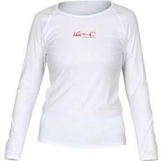 Bianco Maglie a compressione iQ-Company UV 300 Loose Fit Full Sleeves Top W