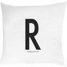 Design Letters R Örngott Vit (63x60cm)