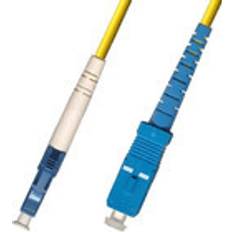 MicroConnect Singlemode OS2 9/125 Simplex LC / UPC - SC / UPC 2m
