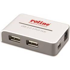 Hub USB Roline USB 2.0 Hub 18 x 65 x 40 mm 0.0197'