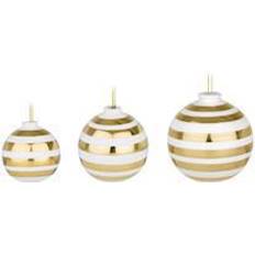 Kähler Christmas Tree Ornaments Kähler Omaggio Christmas Tree Ornament 6cm 3pcs