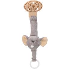 Teddykompaniet Schnuller & Beißspielzeug Teddykompaniet Diinglisar Wild Pacifier Holder Elephant 14864