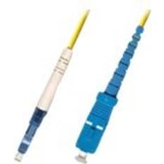 Kablar MicroConnect Singlemode OS2 9/125 Simplex LC / UPC - SC / UPC 1m