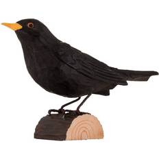 Wildlife Garden Deco Bird Common Blackbird Figurine 10cm