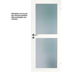 92.5 cm Inderdøre Swedoor Unique GW02L Inderdør Klart glas S 0502-Y H (92.5x204cm)