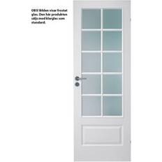 Innerdörr 625 x 2040 Swedoor Compact SP10 Innerdörr Klarglas S 0502-Y H (72.5x204cm)