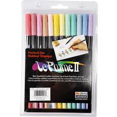 Uchida Le Plume 2 Pastels Markers 12-pack