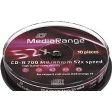 MediaRange CD-R 700MB 52x Spindle 10-Pack