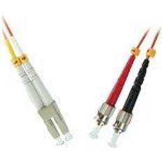 MicroConnect Multimode OM3 50/125 LC - ST 1m