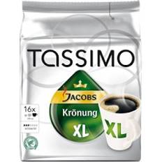 Tassimo K-cups & Coffee Pods Tassimo Jacobs Coronation XL 16 Coffee Capsules 16pcs