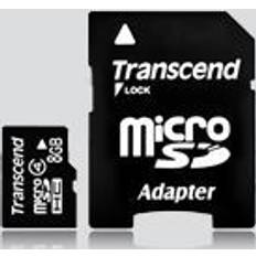 Transcend 8GB microSDHC Flash Card Model TS8GUSDHC4