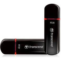 Transcend JetFlash 600 Musta 4GB 4GB USB-tikku