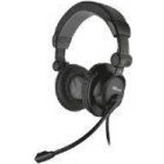 Trust On-Ear Cuffie Trust Como Auricolare Cablato A Padiglione Musica e Chiamate Nero 21658