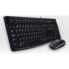 Logitech MK120 Teclado USB Ruso Negro