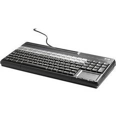 HP FK218AA USB POS Keyboard with Magnetic Stripe Reader