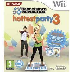 Nintendo Wii Games Dance Dance Revolution Hottest Party 3 (Incl. Dance Mat) (Wii)