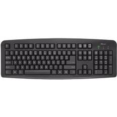 Trust ClassicLine UK USB QWERTY Inglese UK Nero Tastiera