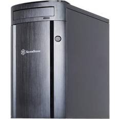 Silverstone SG04B-F Negro Micro-ATX
