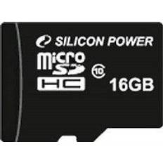 Silicon Power Cartes mémoire Silicon Power Carte SD 16 Go MicroSD