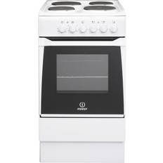 Cheap Cast Iron Cookers Indesit IS50EW White