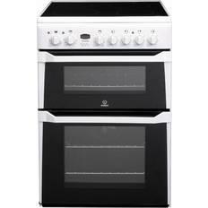 Indesit 60cm Ceramic Cookers Indesit ID60C2W White