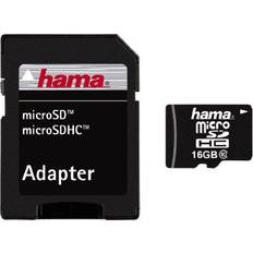 Memory Cards & USB Flash Drives Hama MicroSDHC Class 10 16GB