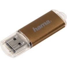 Usb a 32gb Hama 32gb Laeta 32gb Usb 2.0 Marrón, Transparente Unidad Flash Usb Pendrive Memoria Usb