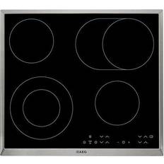 Plaques de cuisson AEG HK634060XB Noir Built-in Placement Céramique 4 Zone S