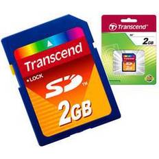 2 GB - SD Geheugenkaarten & USB-sticks Transcend SD 7.7/ 2MB/s 2GB