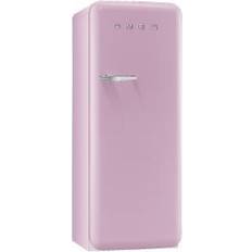 Pink Freestanding Refrigerators Smeg FAB28QRO1 Pink