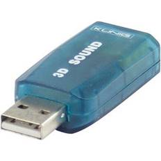 0 pcs Geluidskaarten Konig USB Geluidskaart 5.1