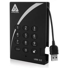 2.5" Discos duros on Black Friday sale Apricorn A25-3PL256-1000 disco duro externo 1 TB Negro