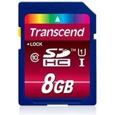 Transcend Carte SDHC TS8GSDHC10U1 8 Go, MLC