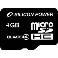 Silicon Power MicroSDHC Class 4 4GB