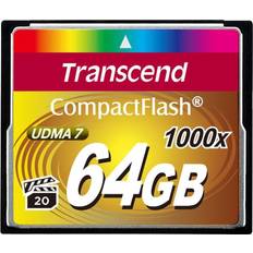 Transcend Carte Compact Flash CompactFlash 64 Go