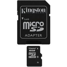 Kingston 16 GB Memory Cards Kingston MicroSDHC Class 10 16GB
