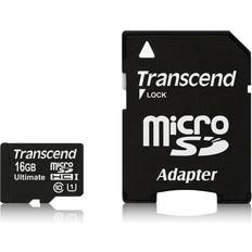 Transcend TS16GUSDHC10U1 Memory Card MicroSDHC 16 GB Classe 10