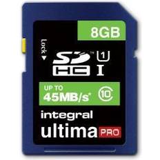 Minneskort & USB-minnen Integral UltimaPro SDHC 45MB/s 8GB