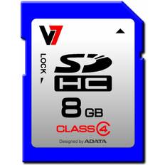 Classe 4 Cartes mémoire V7 Carte SDHC 8 Go classe 4